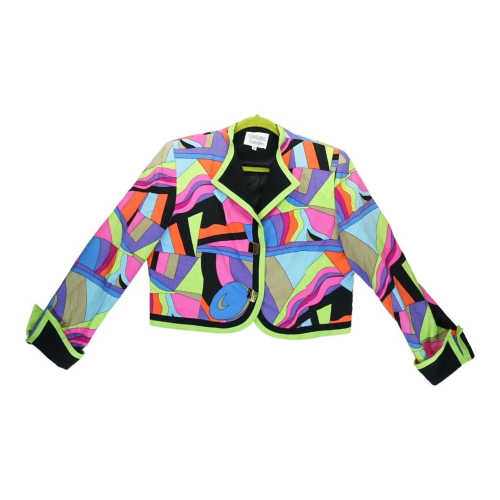 Vintage Constance Saunders Neon Blazer - Rare - Size 14 -‎ Women's